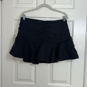 Zara Black Ruffle‎ Skirt w/ Built in Shorts